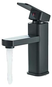 Rubinetto per lavabo, a soffitto, monocomando, nero