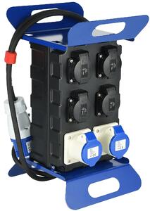 Quadro di distribuzione portatile con interruttore differenziale cm 20x22x36h