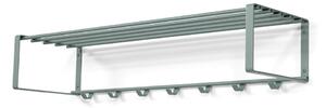 Attaccapanni da parete verde polveroso in metallo con scaffale 100 cm Rex – Spinder Design