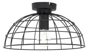 Lampada da soffitto industriale nera 35 cm - Hanze