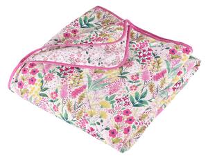 Copriletto rosa con rivestimento trapuntato 220x230 cm Tilly Floral – Catherine Lansfield