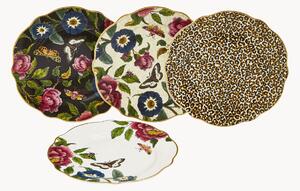 Set di 4 piatti da torta in Fine China Creatures of Curiosity