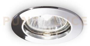 Jazz faretto da incasso cromo 1 luce attacco gu10 d.7,3cm