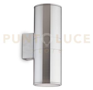 Gun applique esterno ip54 2 luci attacco e27 alluminio
