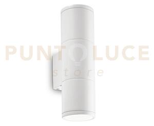 Gun applique esterno ip44 2 luci attacco gu10 bianco