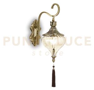 Harem applique a parete in metallo brunito 1 luce attacco e27