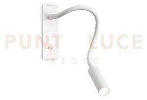 Io applique a parete bianco flessibile in gomma led 3000 k 3w 300 