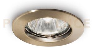 Jazz faretto da incasso brunito 1 luce attacco gu10 d.7,3cm