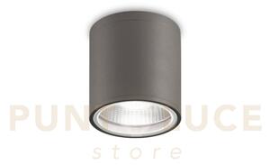 Gun faretto da esterno ip55 1 luce attacco gu10 antracite