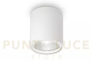 Gun faretto da esterno ip55 1 luce attacco gu10 bianco