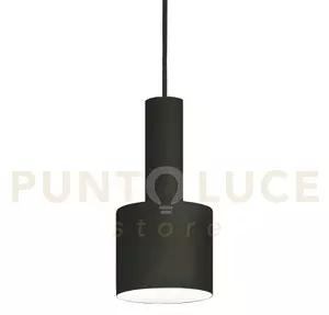 Holly sospensione in metallo 1 luce attacco e 27 nero 12cm