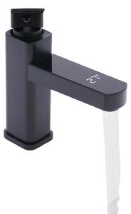Rubinetto per lavabo, monocomando, display digitale, indicatore di temperatura a LED, montaggio a filo, cartuccia in Vetroceramica