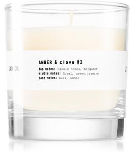 The Olphactory Lab Co. Amber & Clove candela profumata 200 g