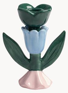Portacandele dipinto a mano Blume