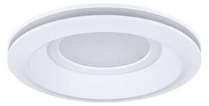 Paulmann Luci LED da incasso Sormus bianca, Ø 10 cm, IP65, set 3, Bianco / Opale, Bagno, Plastica, Moderno, Plafoniera