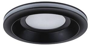 Paulmann Luci LED da incasso Sormus nera, Ø 10 cm, IP65, set 3, Nero, Bagno, Plastica, Moderno, Plafoniera