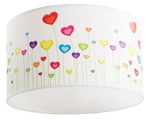 Lampada da soffitto per bambini HEARTS 1xE27/60W/230V