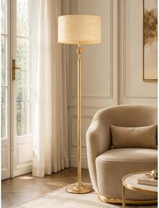 Brilagi - Lampada da terra SAPHIRE 1xE27/15W/230V crema/oro/patina