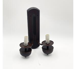 Brilagi - Lampada da parete COTTAGE 2xE14/40W/230V faggio