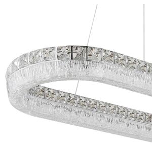 Globo 67387-40 - Lampada a sospensione LED dimmerabile su cavo LAUREL 40W/230V trasparente+telecomando