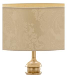Brilagi - Lampada da tavolo SAPHIRE 1xE27/15W/230V crema/oro/patina