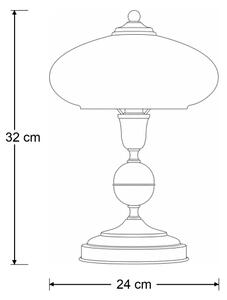 Brilagi - Lampada da tavolo MOLLERO 1xE14/11W/230V bronzo/patina