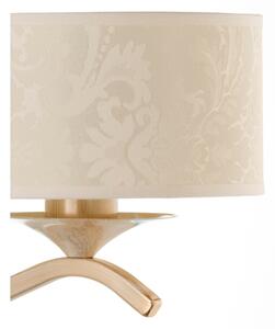 Brilagi - Lampada da parete SAPHIRE 1xE27/15W/230V crema/oro/patina
