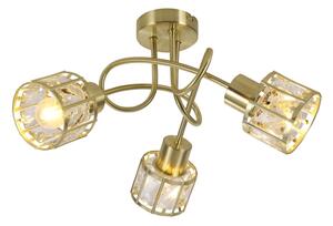 Lampadario da soffitto ZAHARA 3xE27/10W/230V dorato