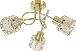 Lampadario da soffitto ZAHARA 3xE27/10W/230V dorato