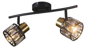 Plafoniera ZAHARA 2xE27/10W/230V nera