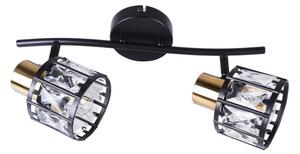 Plafoniera ZAHARA 2xE27/10W/230V nera