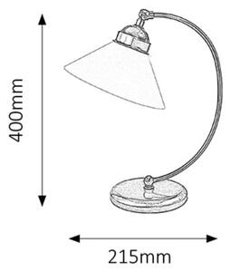 Rabalux 2702 - LED Lampada da tavolo MARIAN 1xE27/60W/230V