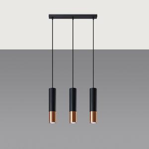 Lampada a Sospensione 3xGU10 in Acciaio LOOPEZ 3L
