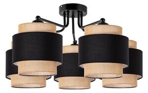 Plafoniera 5xE27/60W/230V beige
