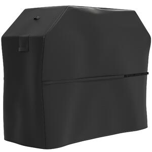 Outsunny Copertura per Barbecue Impermeabile in Tessuto Oxford 600D UPF30+ e Antivento, 147x61x122 cm, Nero | Aosom Italy