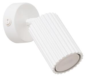 Applique da Parete GU10 in Alluminio con Interruttore KARBON