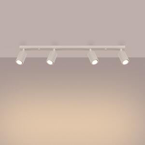 Plafoniera da soffitto 4xGU10 in Alluminio KARBON 4L