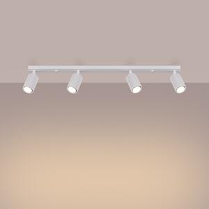 Plafoniera da soffitto 4xGU10 in Alluminio KARBON 4L