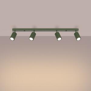 Plafoniera da soffitto 4xGU10 in Alluminio KARBON 4L