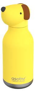 BORRACCIA BESTIE ANIMAL BOTTLE ART. SBV-44 YELLOW DOG ASOBU YELLOW