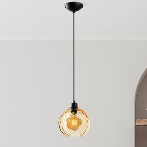 Lampada a sospensione in vetro Benek Opviq, dimmerabile, Giallo / Arancione, Soggiorno / Sala da pranzo, Vetro, Giovanile, Lampada a sospensione
