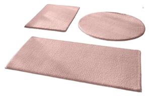 Tappetini da bagno rosa in set da 3 pezzi 50x90 cm - Mila Home