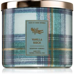 Bath & Body Works Vanilla Birch candela profumata con oli essenziali 411 g