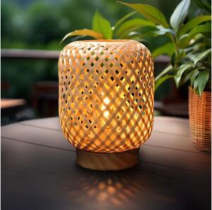 Solight WO3107 - LED Lampada da tavolo decorativa LED/2xAAA rattan