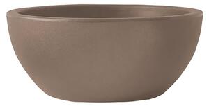 Vaso Ø40x17,5 cm in Polietilene Era 40 Cappuccino