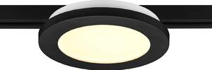 Trio Lighting Plafoniera LED Camillus DUOline, Ø 17 cm, nero