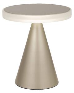 Fabas Luce Lampada da tavolo LED Neutra, altezza 27 cm, oro opaco, touch dimmer