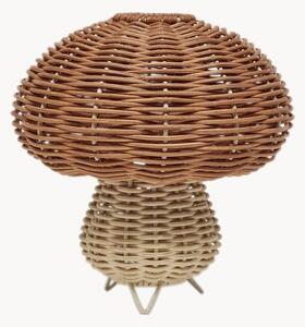 Lampada da tavolo in rattan fatta a mano Mushroom