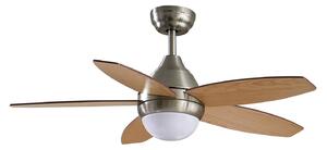 Lindby Ventilatore da soffitto a LED Klasika, DC, silenzioso, 106 cm, CCT