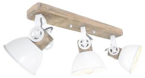 Steinhauer Gearwood faretto da soffitto, a 3 luci bianco